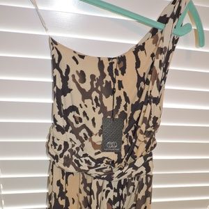 TART One Shoulder Leopard Print Dress